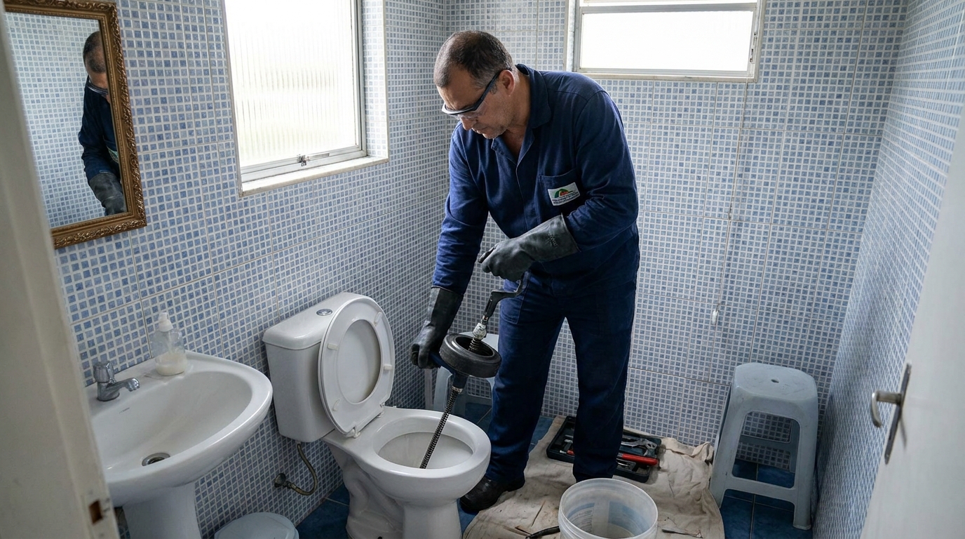 Desentupimento de vaso profissional em São José do Rio Preto‑SP