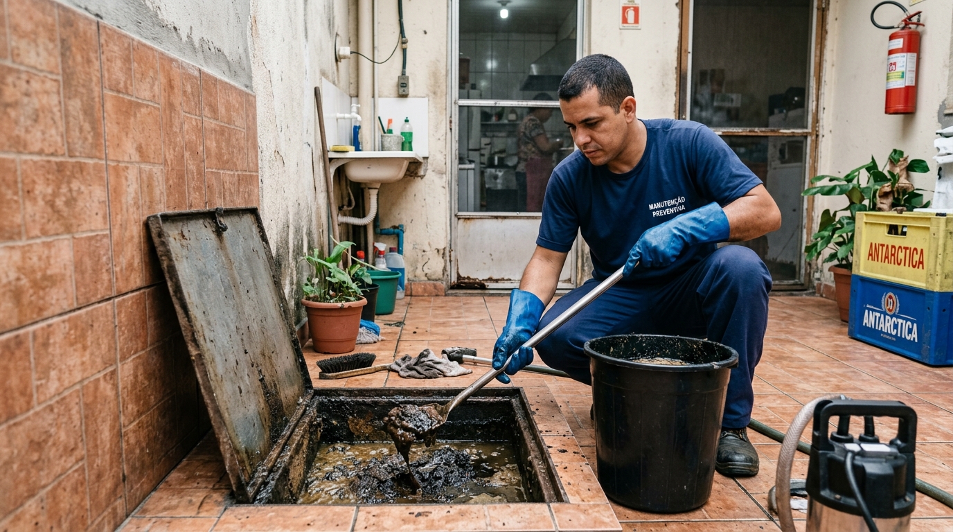 Limpeza de Caixa de Gordura perto de mim em São José do Rio Preto‑SP